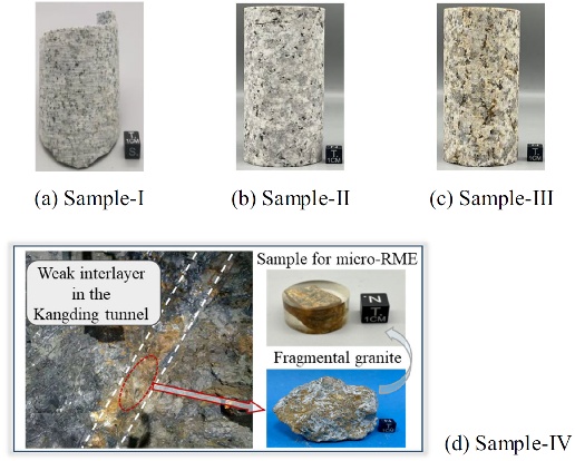 The effect of weathering on the mineral grains and macroscale Young’s modulus of granites preview